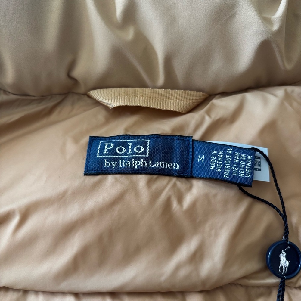 Polo Ralph Lauren - Women’s - Mid-Weight Down Puffer Jacket - Camel - Medium - Picture 7 of 16